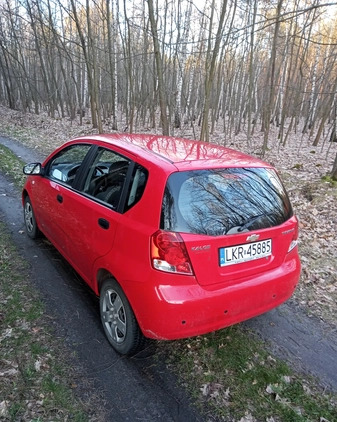 Chevrolet Aveo cena 7500 przebieg: 117000, rok produkcji 2006 z Tarnobrzeg małe 29